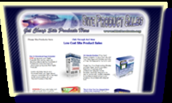 Product picture Misty Blue Template Collection Minisite Graphics MRR